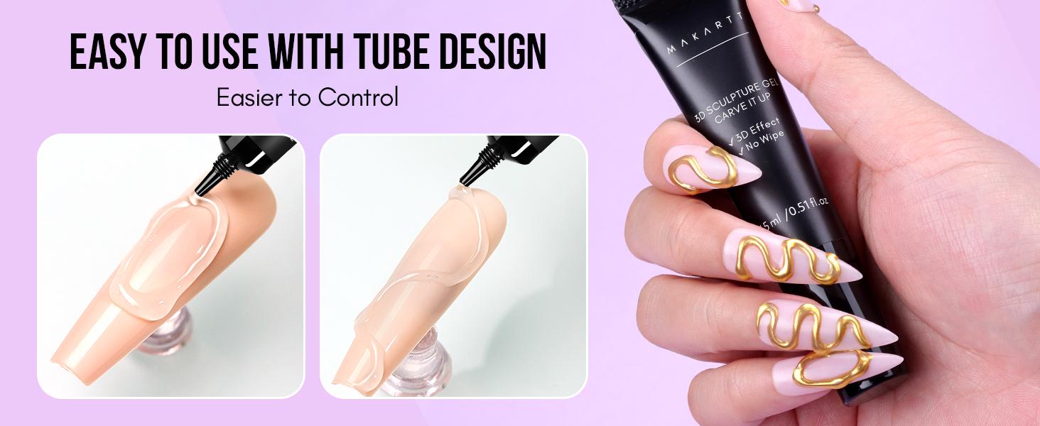 Makartt 3D Nail Gel and Chrome Nail Powder Kit, Sculpting Gel for Nail Art, 15g DIY Craving Gel, No wipe 3D Molding Gel and Metallic Chrome Powder Set for Nails Decoration Manicure Pedicure Use Nail Care Nail Polish Makartt 3D Nail Gel and Chrome Nail Powder Kit, Sculpting Gel for Nail Art, 15g DIY Craving Gel, No wipe 3D Molding Gel and Metallic Chrome Powder Set for Nails Decoration Manicure Pedicure Use Nail Care Nail Polish