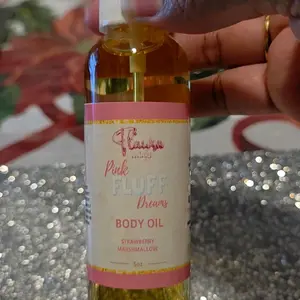 Pink Fluff Dreams Strawberry Marshamallow Body Oil