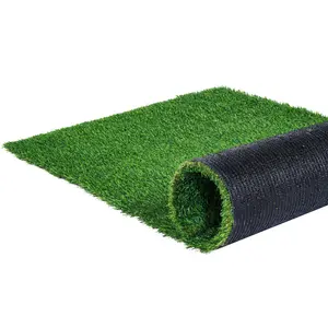 VEVOR Artifical Grass,  , 4 x 6 ft Rug Green Turf, 1.38"Fake Door Mat Outdoor Patio Lawn Decoration, Easy to Clean with Drainage Holes, Perfect For Multi-Purpose Home Indoor Entryway Scraper Dog Mats