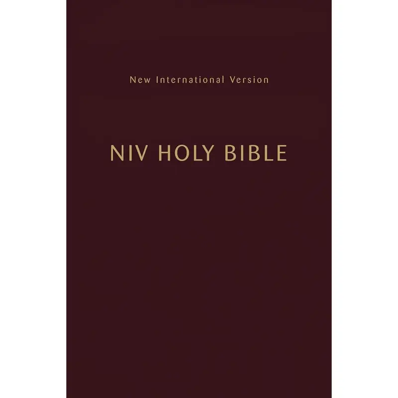 NIV, Holy Bible, Compact, Paperback, Burgundy, Comfort Print Paperback – July 19, 2022