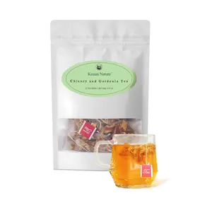 Chicory & Gardenia Herbal Tea Bags – Natural Sugar-Free Blend, Caffeine-Free & Vegan, Smooth Herbal Flavor, 12 Tea Bags (1 Pack)