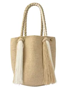 WAYUU RAPUNZEL LARGE BAG NATURAL SAND