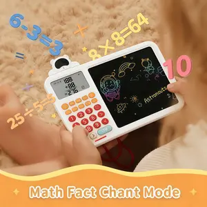 Interactive Math Drawing Toy for Kids Ages 3–8, Erase & Practice Addition Subtraction Multiplication Division, Screen-Free Learning Set with Talking Book, Easter Gifts tiktokshopspringglowup