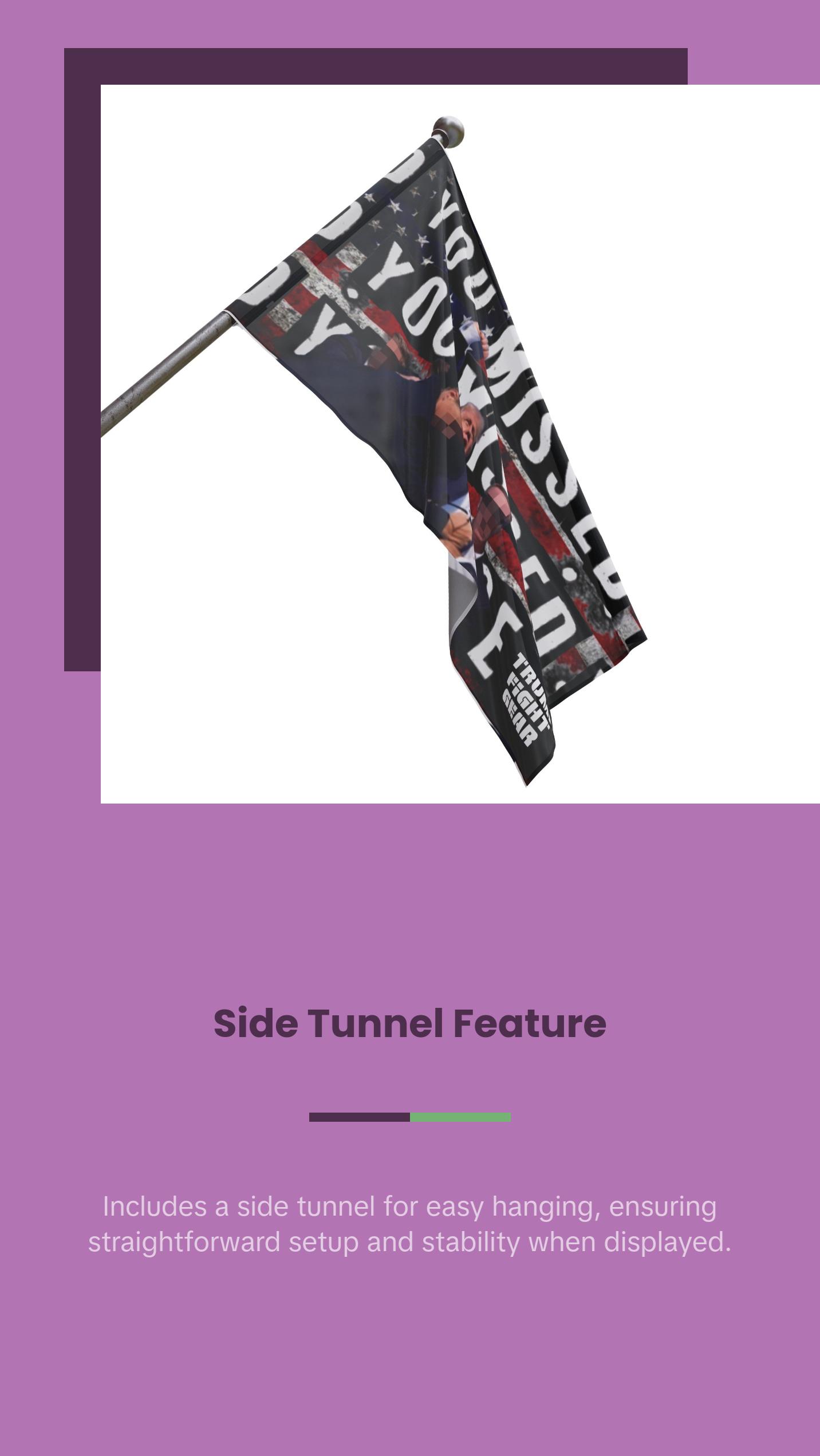 TRUMP FIGHT GEAR Flag