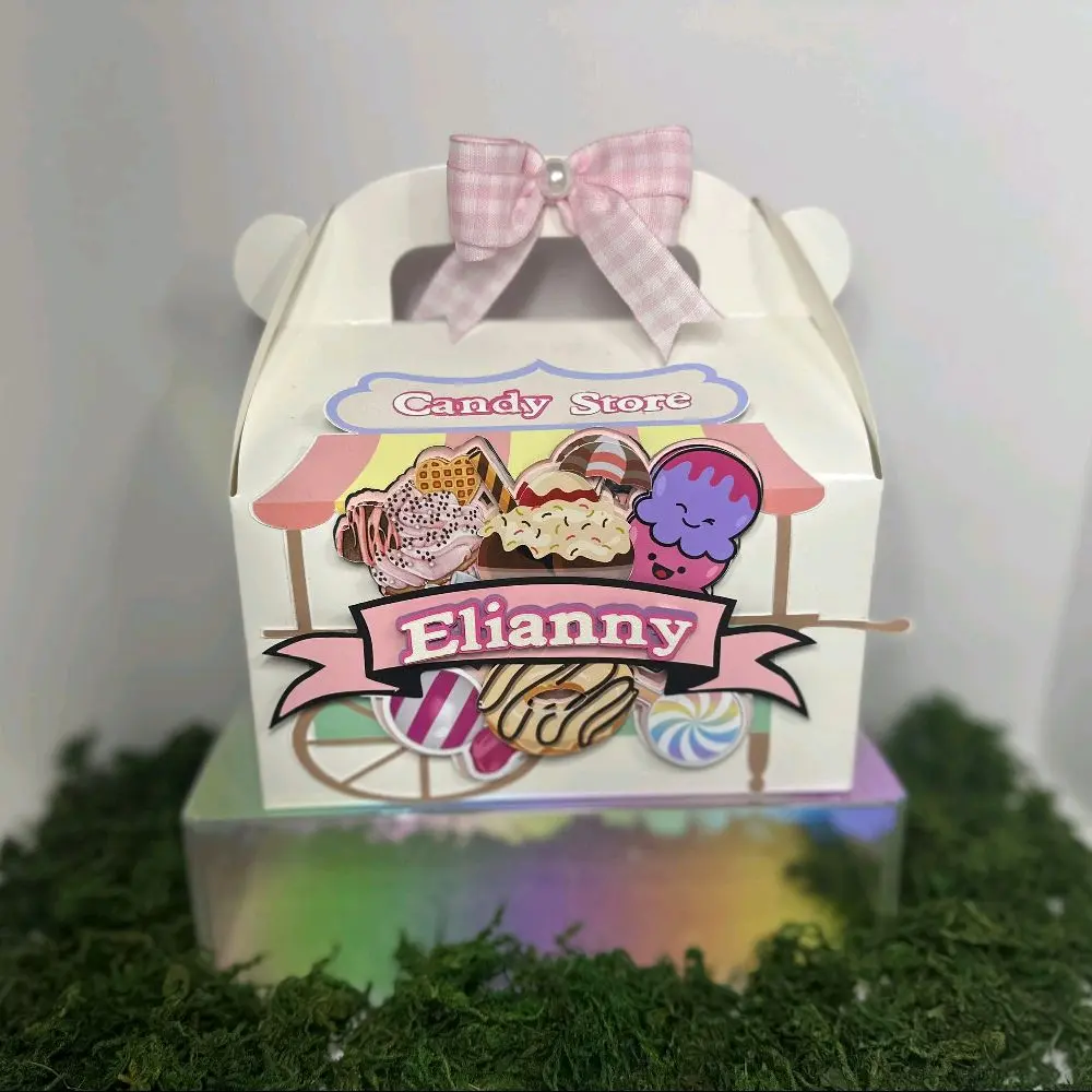 Personalized Birthday Party Boxes for Boys & Girls - Custom Name & Age Design - Perfect for Any Theme Party.