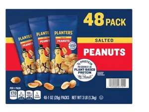 Planters Salted Peanuts (48 1-ounce packs)