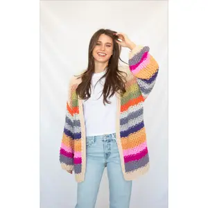 live it up rainbow cardigan