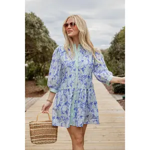 FINAL SALE - Blossom Breeze Floral Mini Dress
