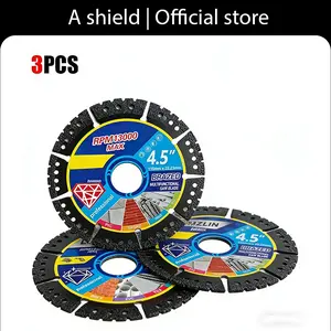 115mm angle grinder cutting blade 4.5 inches 1PCS/3PCS optional suitable for dry cutting of cast iron, marble, ceramic tiles, metal and plastic