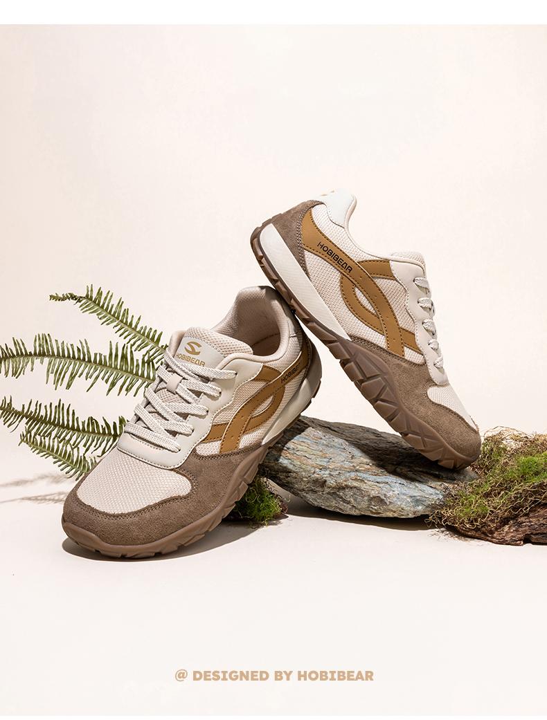 HOBIBEAR Wide-Head Shoes for Spring/Autumn: Durable Casual Shoes, Lightweight Hiking Wide-Fit Footwear, Comfortable for Wide Foot Pads, Suitable for Everyday Wear