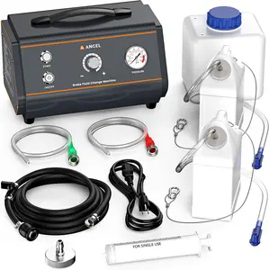 ANCEL BR1000 Automatic Brake Fluid Bleeder Kit for Car & Truck, One-Person Pressure Brake Bleeding Machine with ABS, 99% Air Removal, Low Fluid Protection