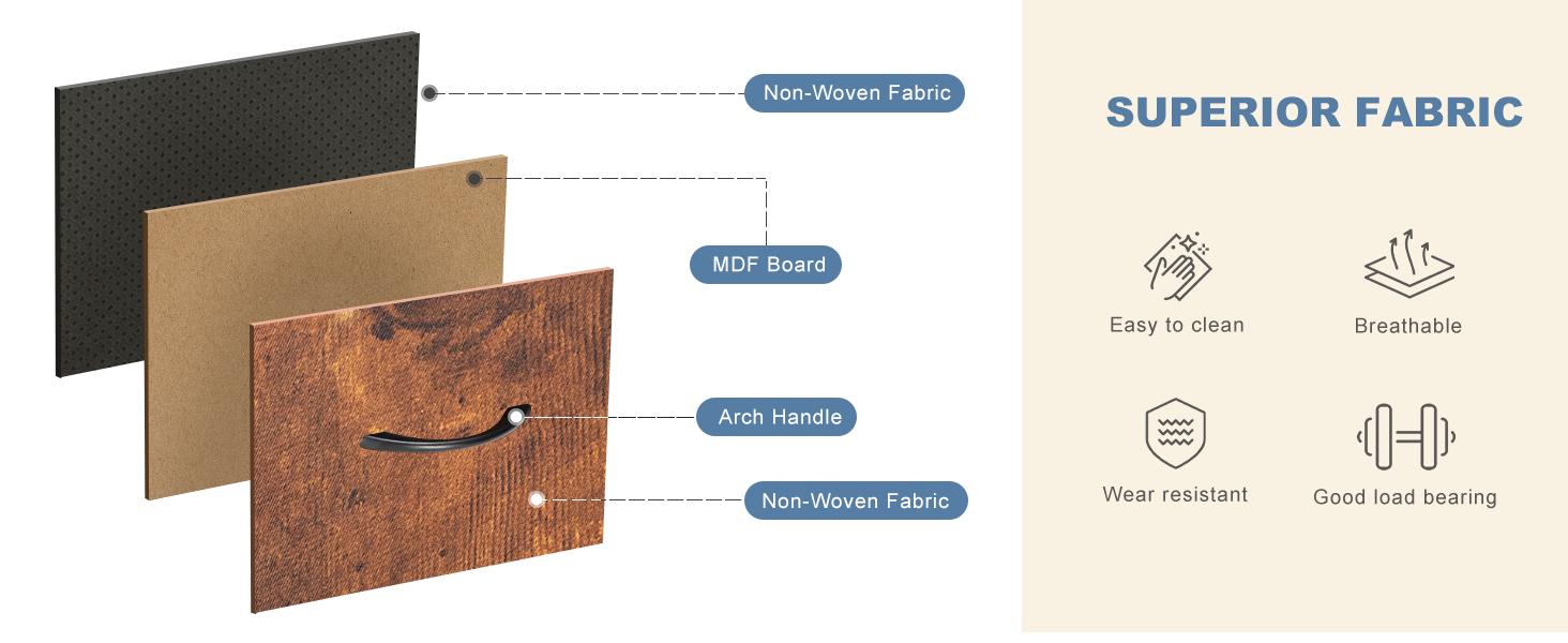 [DEAL] Nightstand with Fabric Drawers, Small Dresser, Side Table, End Table, Bedside Table, Night Stands, Small Nightstand, Bedroom Furniture