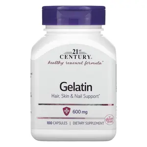 21st Century Gelatin, 600 mg, 100 Capsules