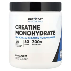 Nutricost Performance, Creatine Monohydrate, Unflavored, 10.7 oz (300 g)