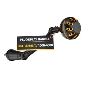 Gomexus Plug & Play Aluminum Power Handle for Penn Battle II / III / IV – 10s Install, More Torque