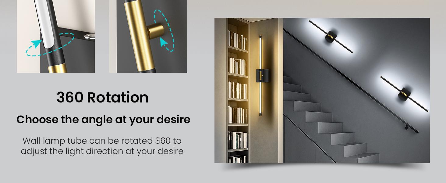【Non-Removable Battery】Battery Operated Wall Lights Set of Two, Non-Removable Battery, 10000mAH Rechargeable Wall Lamps with Remote Control, Dimmable Black Gold LED Wireless Wall Sconces for Bedroom, Living Room, Hallway, Dining Room, 360° Rotate 3CCT 【Non-Removable Battery】Battery Operated Wall Lights Set of Two, Non-Removable Battery, 10000mAH Rechargeable Wall Lamps with Remote Control, Dimmable Black Gold LED Wireless Wall Sconces for Bedroom, Living Room, Hallway, Dining Room, 360° Rotate 3CCT