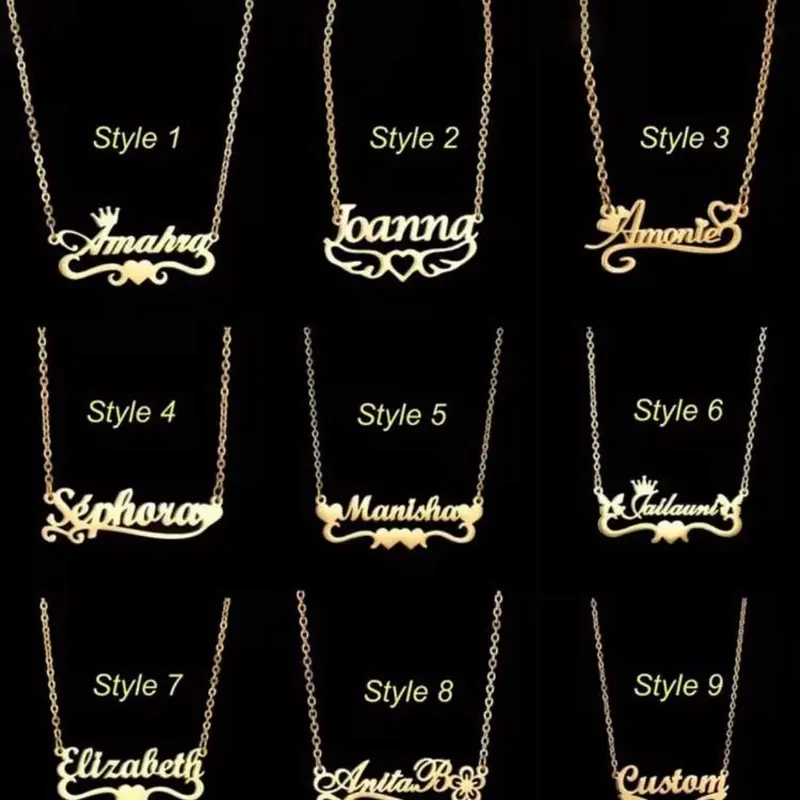 [Made-to-Order] Costum Name Necklace, 7-12 business days processing time, Add your name in Note Section
