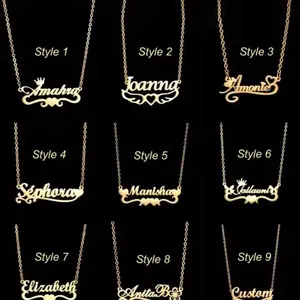 [Made-to-Order] Costum Name Necklace- Processing time is 7-10 business day, Add your name in Note Section