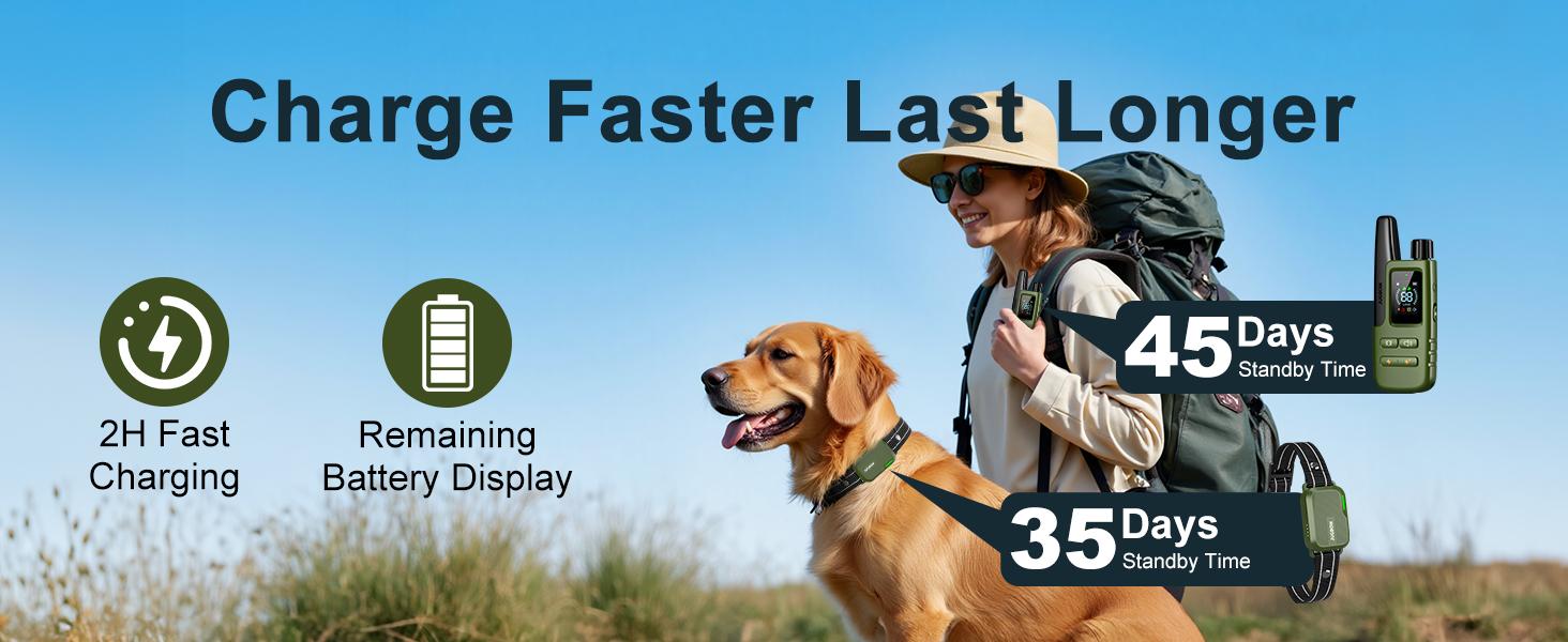 JUGBOW Dog Training Collar 4500FT Dog Training Behavior Aid, Remote IPX8 Waterproof with 4 Training Modes, Outdoor Rechargeable E-Collar DT61 JUGBOW Dog Training Collar 4500FT Dog Training Behavior Aid, Remote IPX8 Waterproof with 4 Training Modes, Outdoor Rechargeable E-Collar DT61