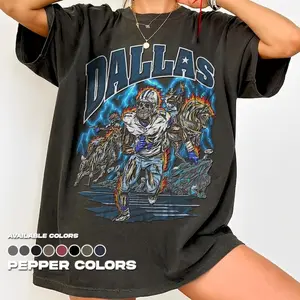 [Sale up to 30%] + [FREE SHIP] Gildan 5000 - Unisex Heavy Cotton Tee,Dallas Football Tee - Unisex Vintage Style, Sports Fan Apparel, Game Day T-Shirt, Cowboys Merchandise