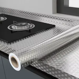 Foil Contact Paper Self Adhesive Waterproof for Kitchen Cabinet Counter Drawer Liner Peel and Stick