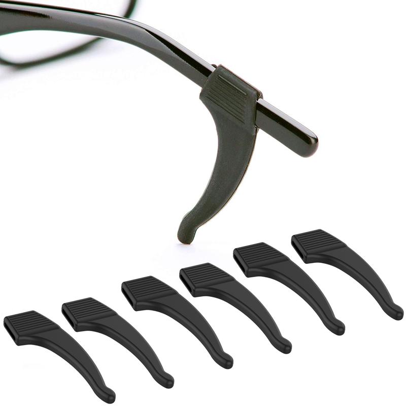 Anchor Glasses Grips - 3 Pack - Anti Slip Eyeglass Holder Ear Grip Sunglasses Retainer Temple Tip Reading Glasses Holder