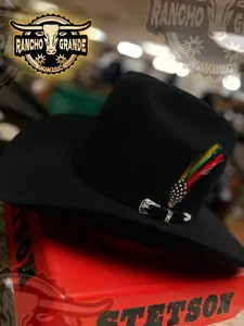 STETSON ORIGINAL PLUMA para Tejana, Sombrero , Texana , Straw hat