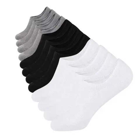 6 PCS No Show Socks, Women's Universal Invisible Socks Non Slip & Low Cut, Casual & Formal Wear