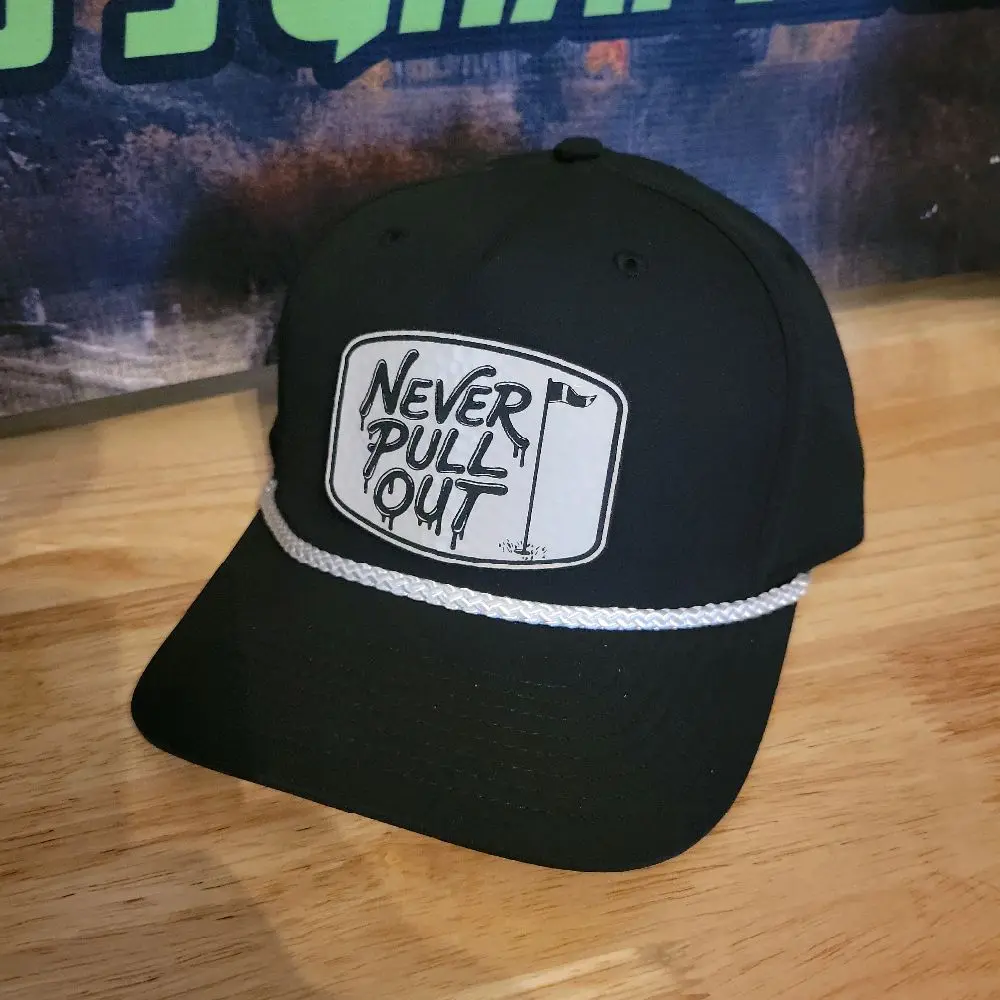 Funny Golf Hat for Men and Women, 'Never Pull Out' Embroidered Baseball Cap, Novelty Golfing Accessories, Hat For Golf, Golf Accessories