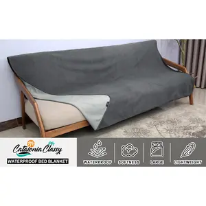 Waterproof Mat Furniture Cover Throws Nursing Couch Bed Sofa Car Seat, Reversible Protector for Pets Dogs and People 60”