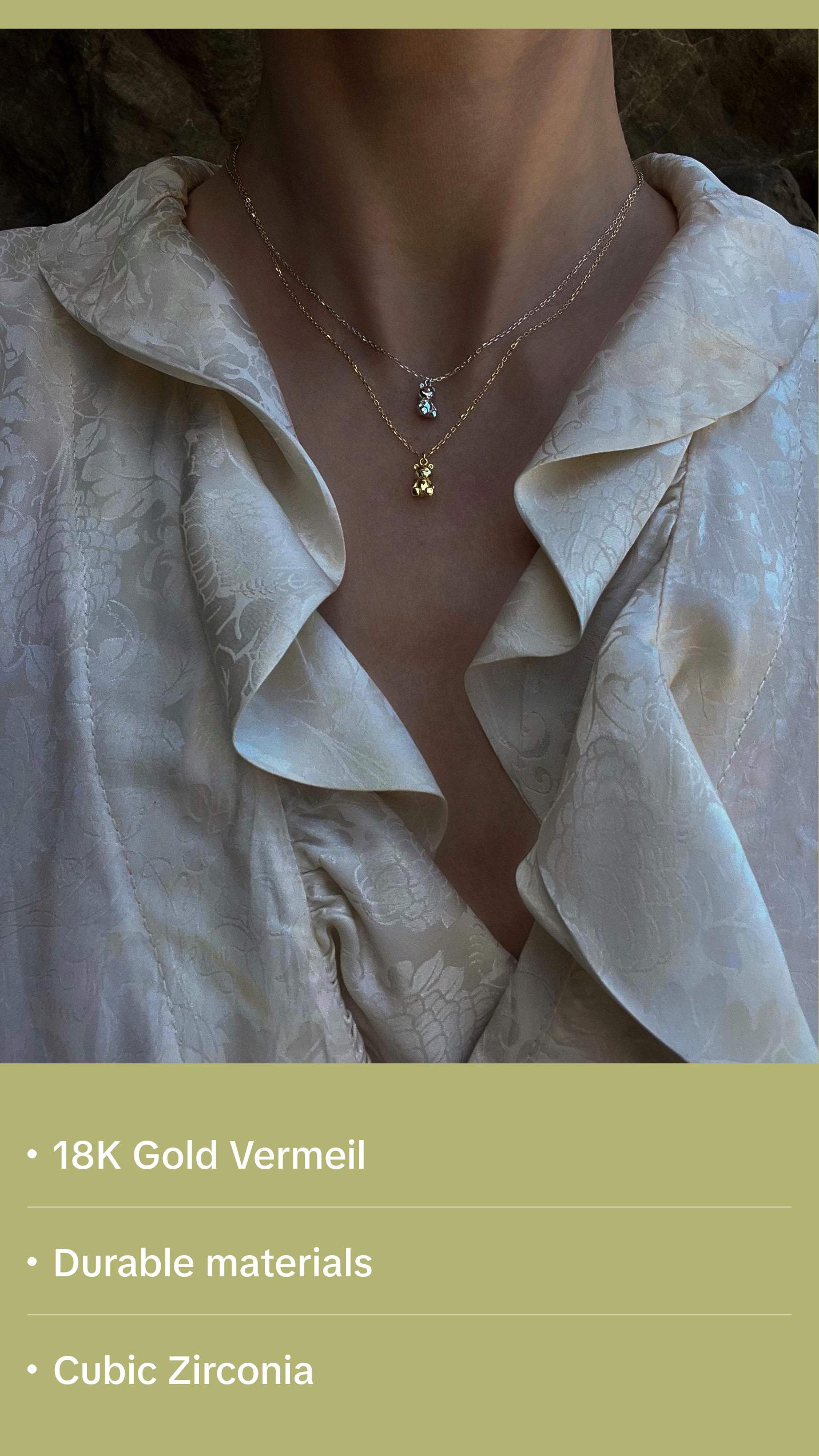 “Cali bears” necklace