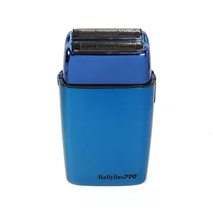 BaByliss Pro LIMITED EDITION Cordless Metal Double Foil Shaver (Blue) FXFS2BL
