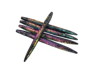 5" Domed Stick Worms in Supernova Color (5 pack)