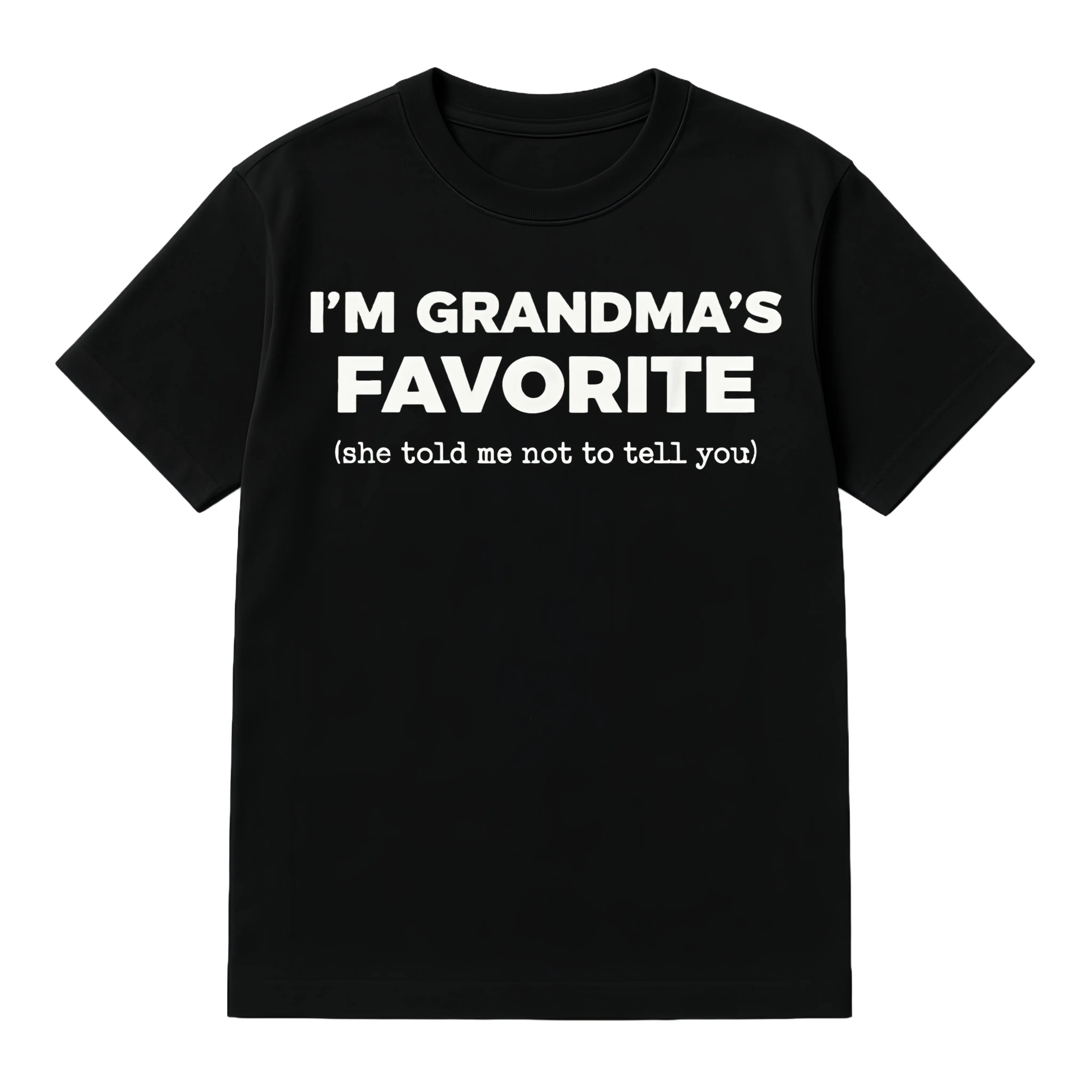 Unisex Casual Classic Short-Sleeve Round-Neck Breathable Cotton T-Shirt - Grandma's Favorite Golf Gift for Grandchildren, Summer-Wear Suitable, Tops, Shortsleeve, Print, Graphic, Fitted, Chic