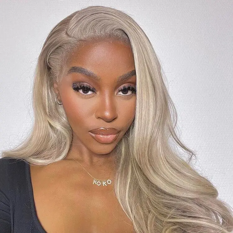 [HOT]AliPearl Wigs Blonde Highlight #P18/613 Straight 13x4 Front Wig &  5x5 Glueless Wig with Drawstring Pre Cut Pre Plucked Human Hair