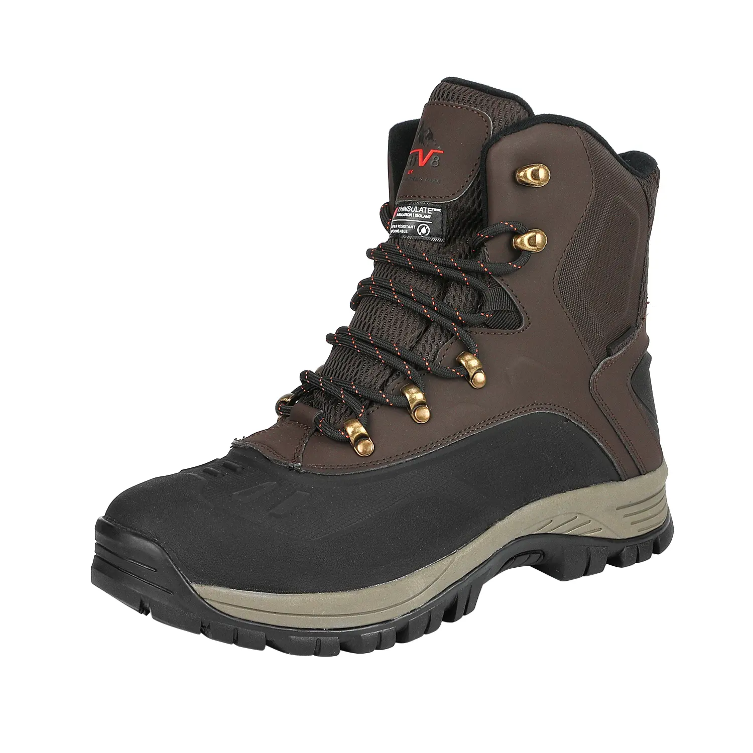 Men's Waterproof Snow Boots with 3M Thinsulate - Warm, Durable, and Built for Extreme Winter Conditions Winter Shoes tiktokshopbacktoschool