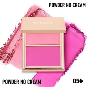 Double-Take Cream & Powder Blush Duo - Makeup & Cosmetic glow blush on Matte Silky cushion