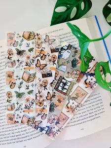 Whimsical Cottagecore floral bookmarks