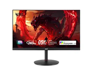 Acer Nitro 27" WQHD 2K 1440P 240HZ IPS with AMD FreeSync Premium 0.5ms HDR 400 Gaming Computer Monitor XV272U W2bmiiprx