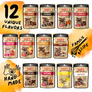 Ultimate Toffee Bundle - Dave's Sweet Tooth Chocolate Almond Toffee, Sweets & Snacks, 12 Assorted flavors