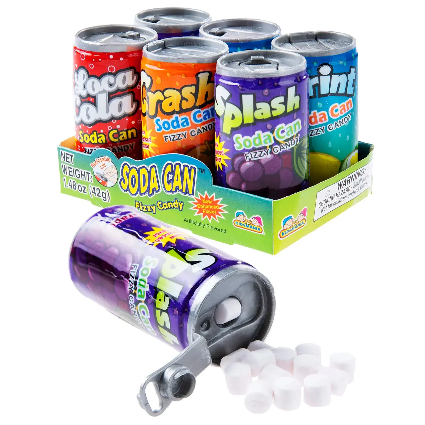 Fizzy Soda Candy - Hard candy nuggets with a fizzing action