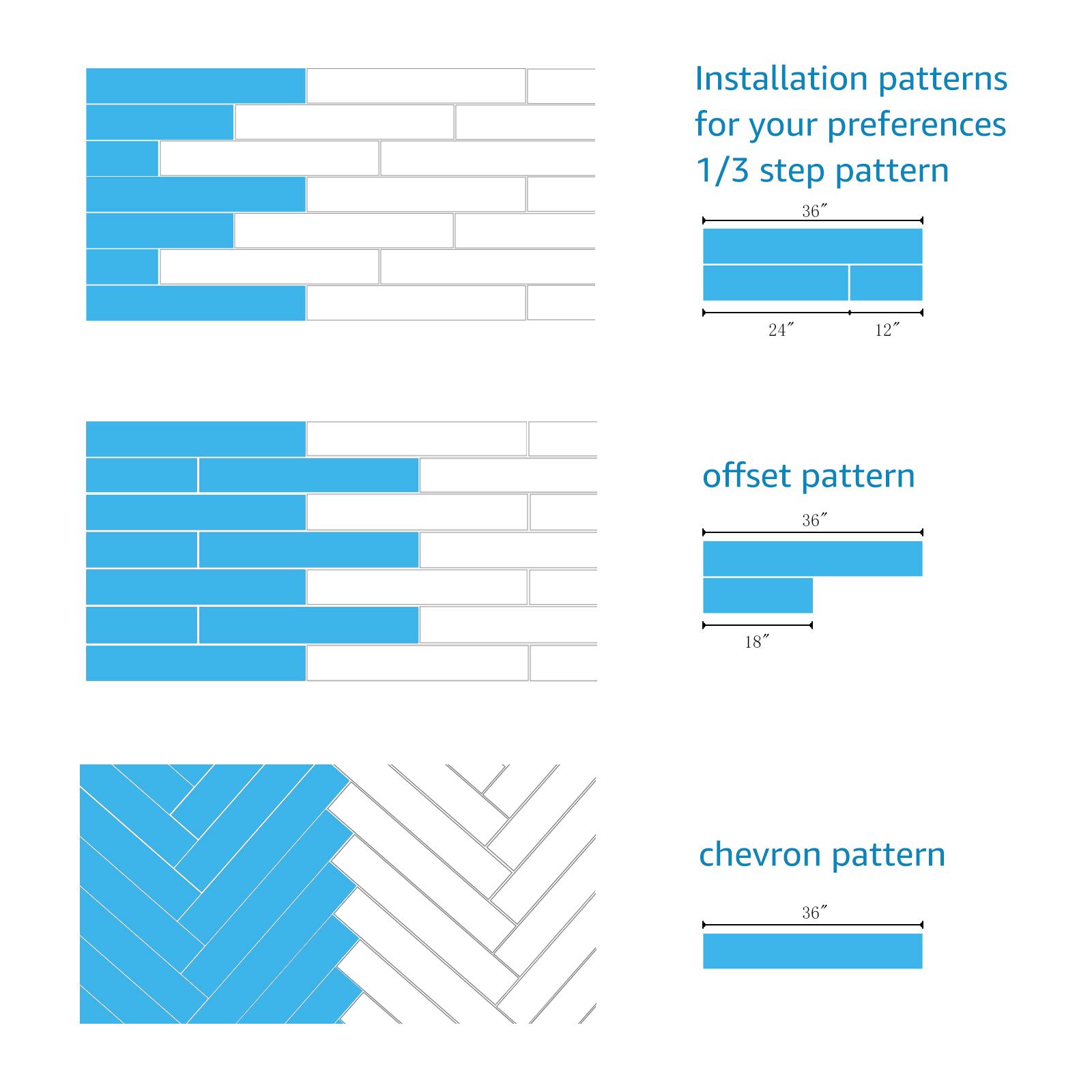Art3d 36-Pack Waterproof Peel and Stick Flooring,Covers 54 Sq.ft,Realistic Wood Grain, Self Adhesive Tiles Easy to  Install for Home Modern Interior