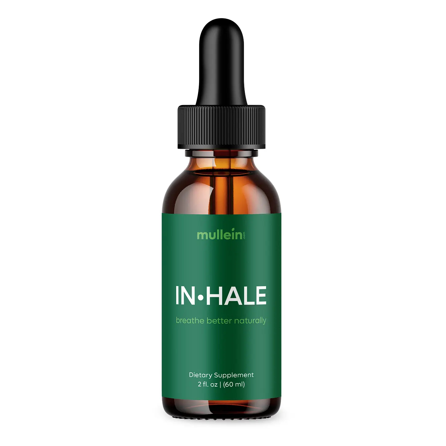 Mullein IN-HALE Respiratory Support 2 fl oz - Mullein Leaf Extract for Mucus Relief & Sinus Pressure |  Nature's Best-Kept Secret for Heavy Breathers |