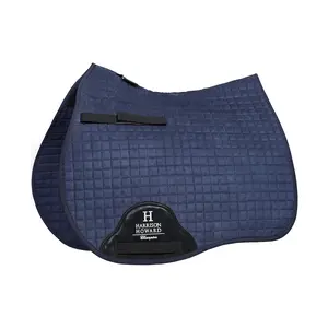 Harrison Howard All-Purpose Saddle Pad Suede Saddle Pad for Horses Use During Everyday Riding