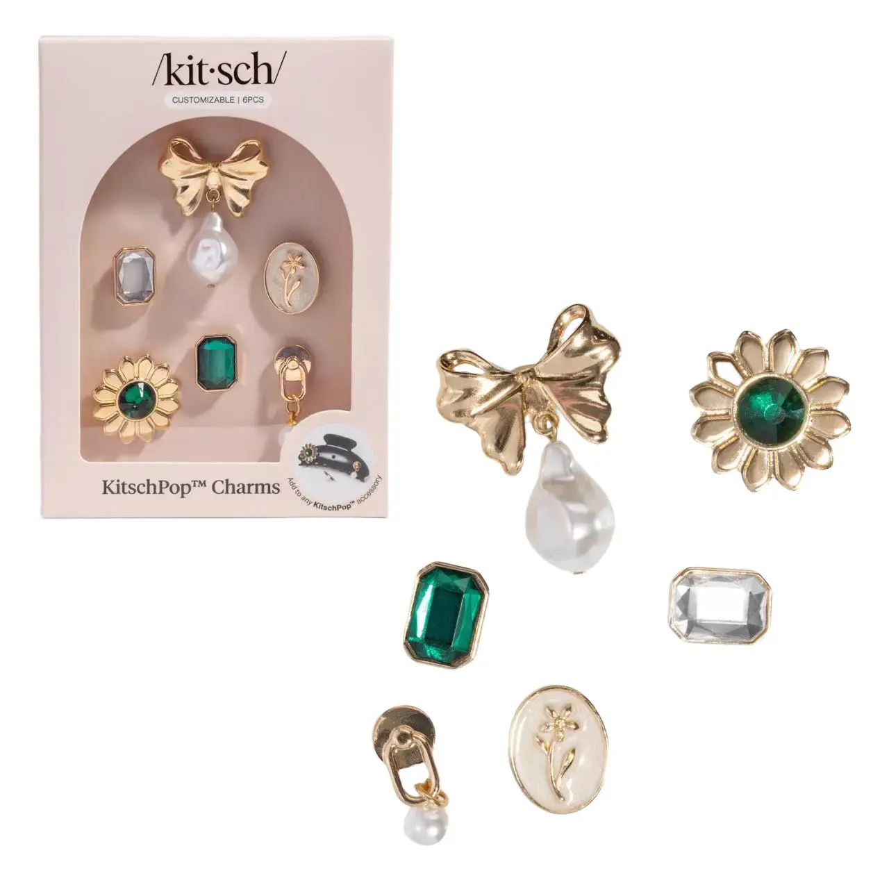 KitschPop™️ Charms in Vintage Emerald KitschPop™️ Charms in Vintage Emerald