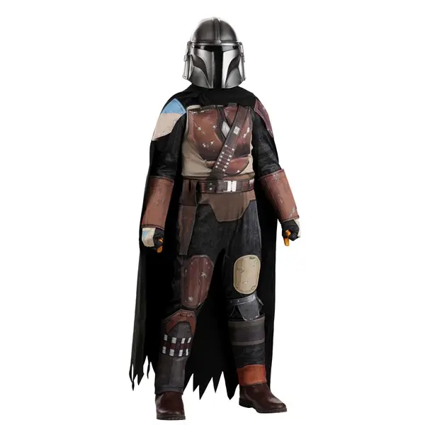 Boy's Deluxe Star Wars Din Djarin Season 1 Mandalorian Costume
