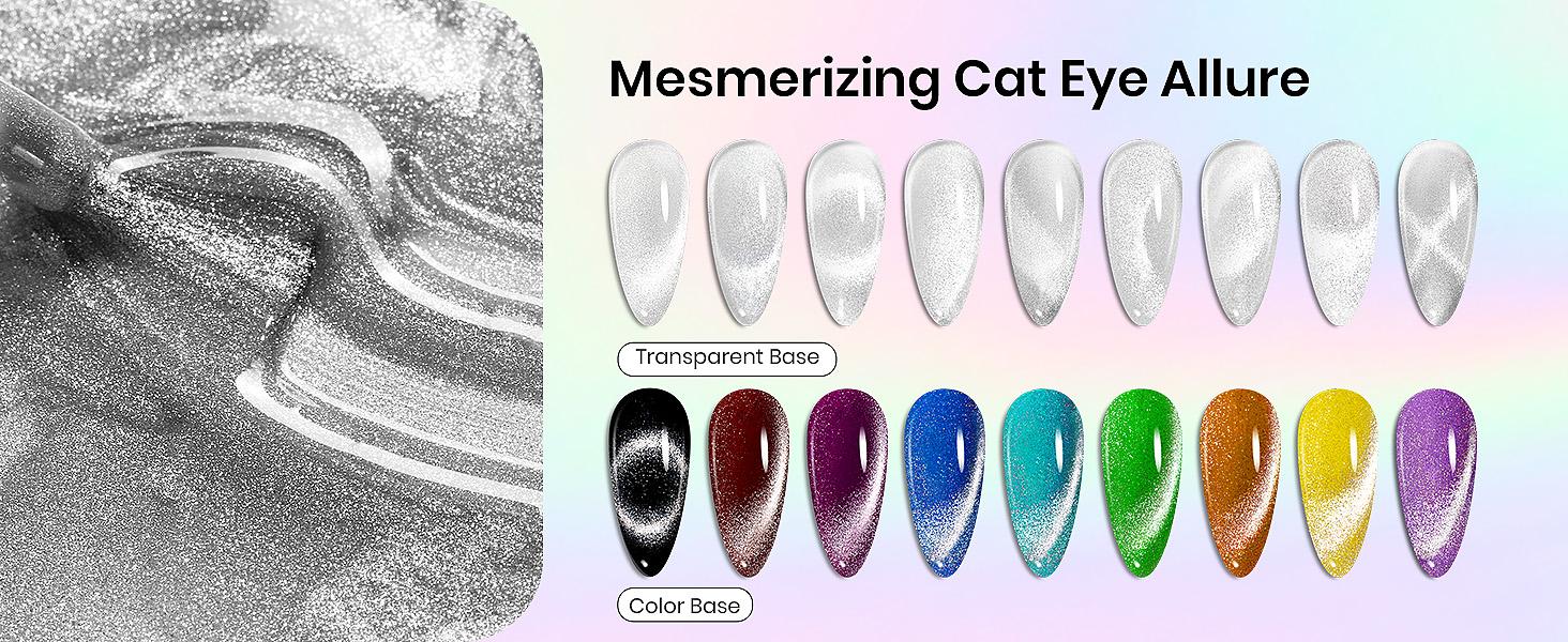 Beetles Cat Eye Gel Nail Polish with Magnet,  DIY Nails at home gift Glow Manicure  Cosmetic Cutics #TikTokShopBacktoSchool