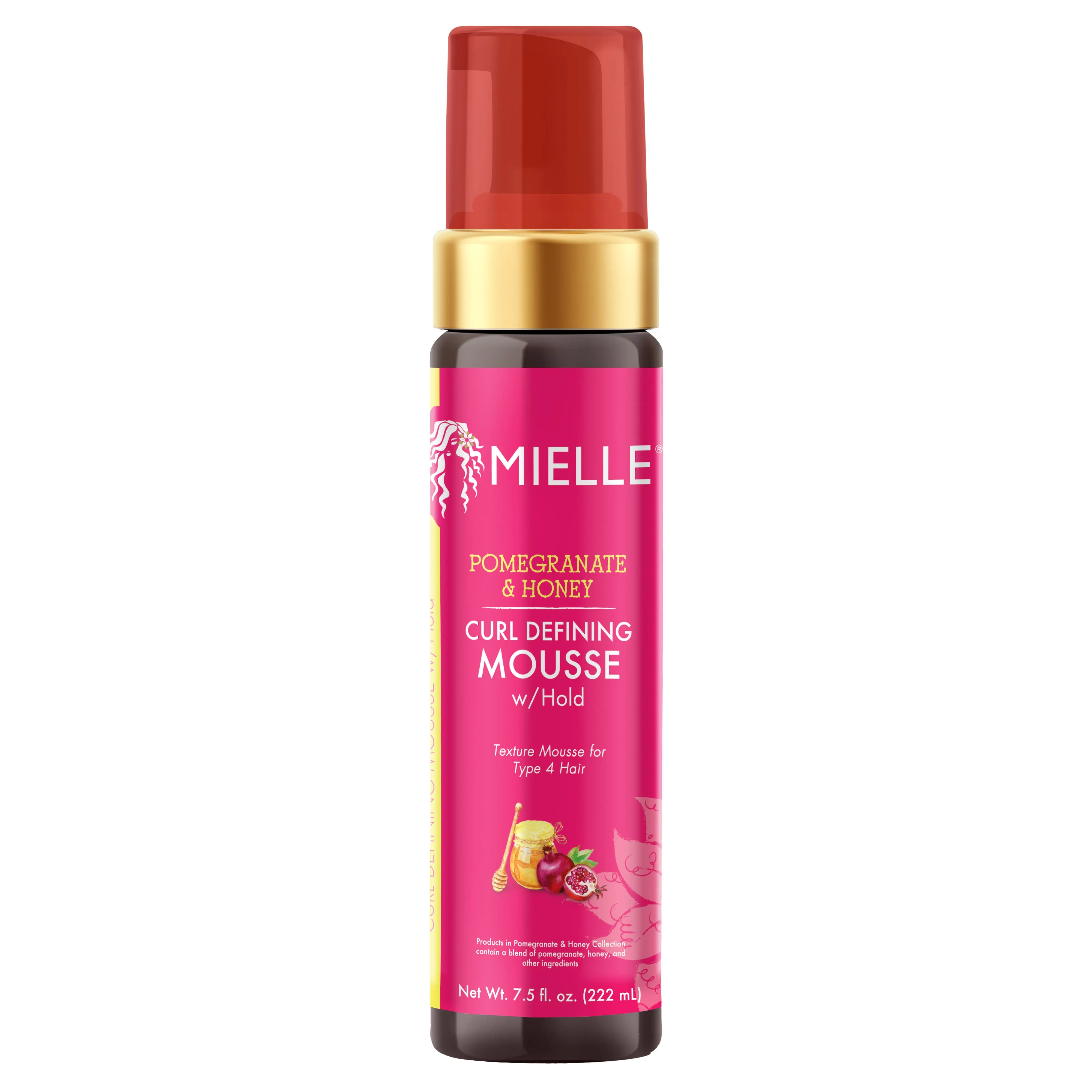 Pomegranate & Honey Curl Defining Mousse with Hold Hydrating Haircare