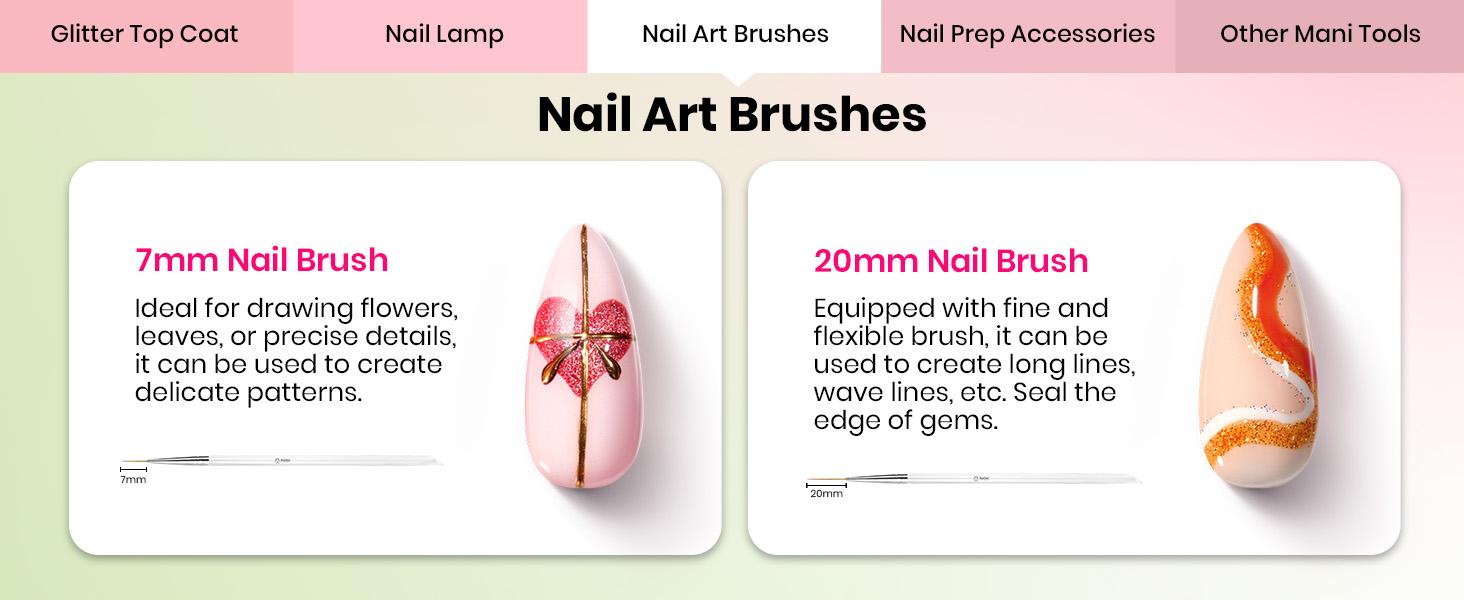 Beetles Gel Nail Polish Starter Kit with UV Light, Christmas Gift Base Top Coat, Nail Art Stickers, Manicure Tools Gift for Women matrix Cutics Comfort  Fall Nail