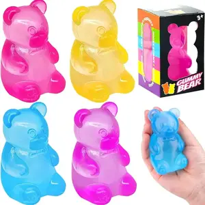 Satisfying Jelly Bear Squishy | Super Soft Slow Rising Stress Toy | Viral Fidget Toy